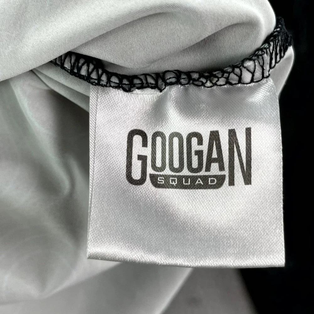 Googan Squad Midnight Topo Gaiter Hoodie Mens Small Black Geometric Pullover - Picture 9 of 11